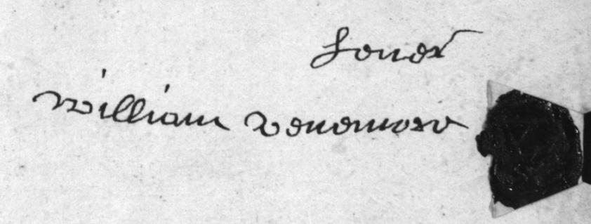 WIlliam Venemore Senior signature 1682